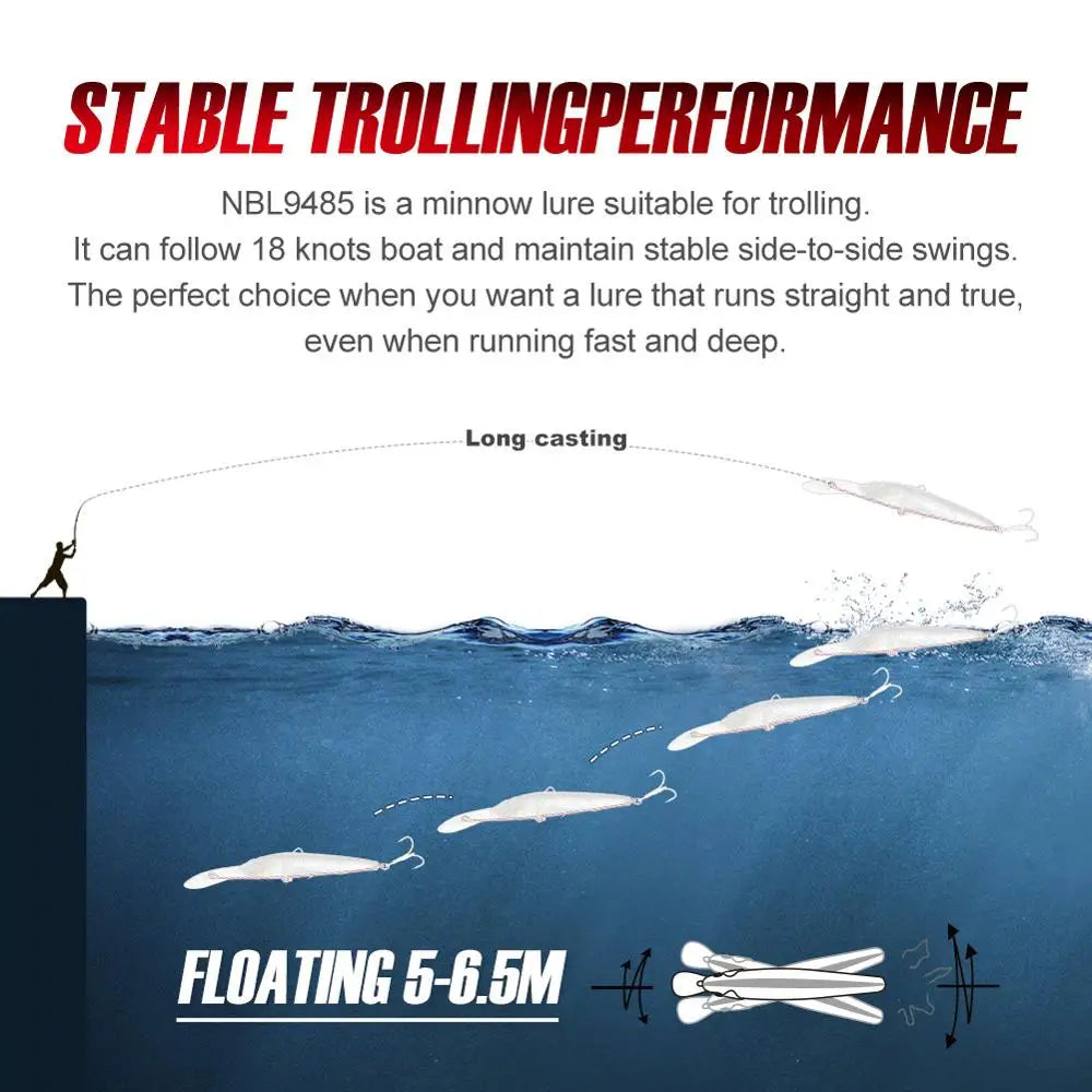 18cm 90g Trolling Minnow Lure for Big Game Fishing