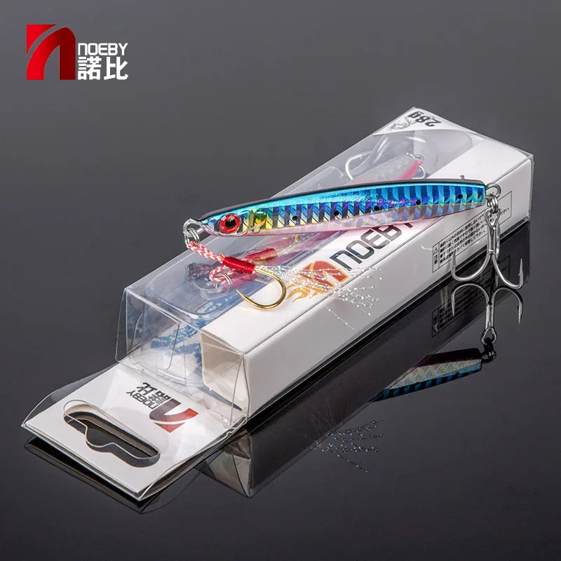 Metal Jig Lure 21g-40g for Saltwater Seabass Fishing