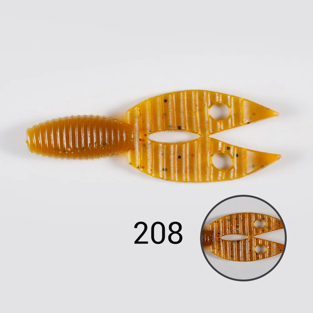 90mm Chunk Jig Trailer Silicone Lure for Bass Fishing