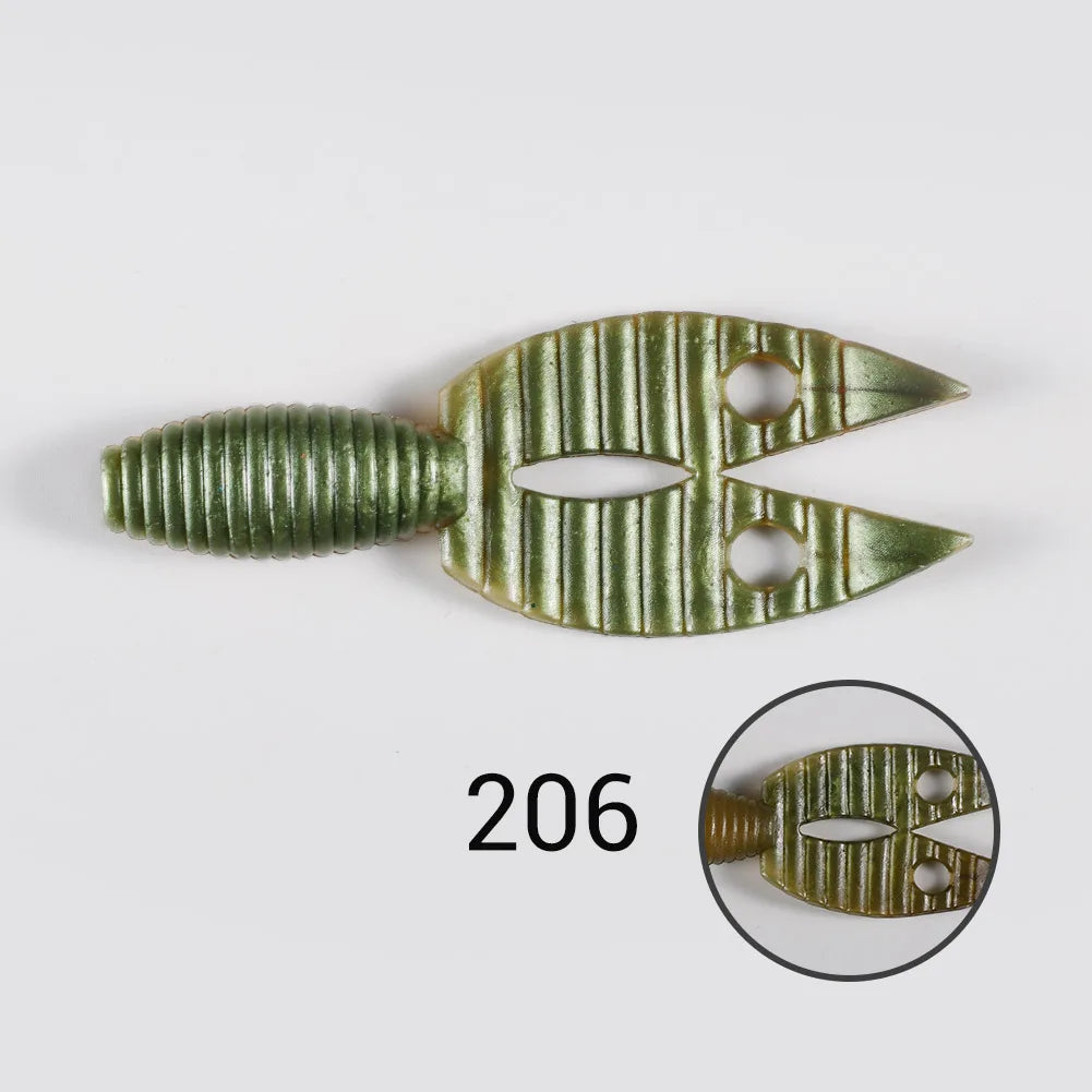 90mm Chunk Jig Trailer Silicone Lure for Bass Fishing