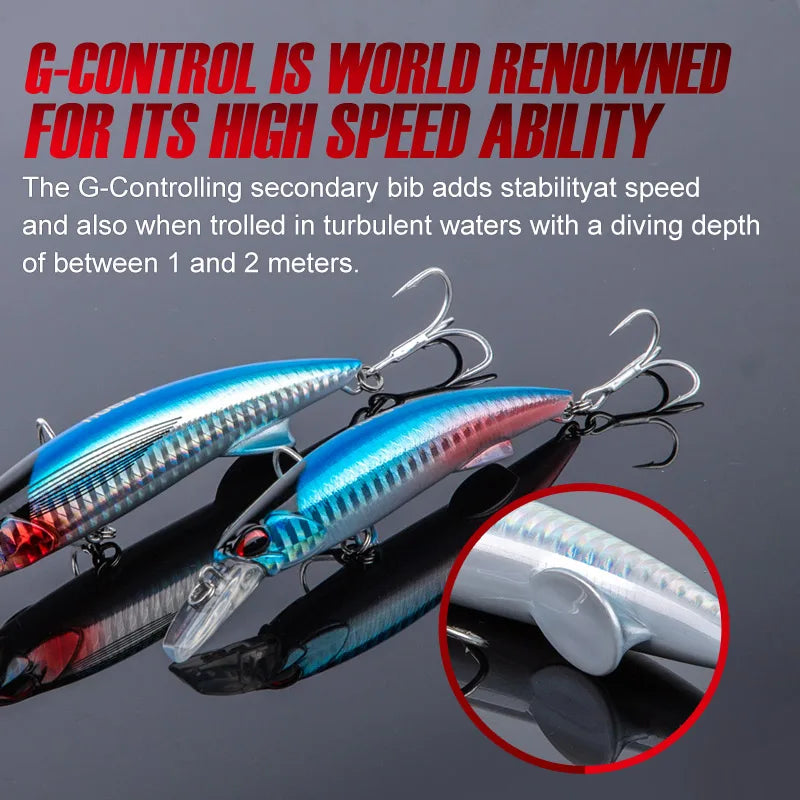 90mm 46g-110mm 60g Heavy Minnow Lure for Saltwater Fishing