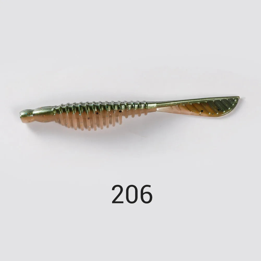 10cm 3.5g Magic Flick Silicone Soft Bait for Bass and Pike