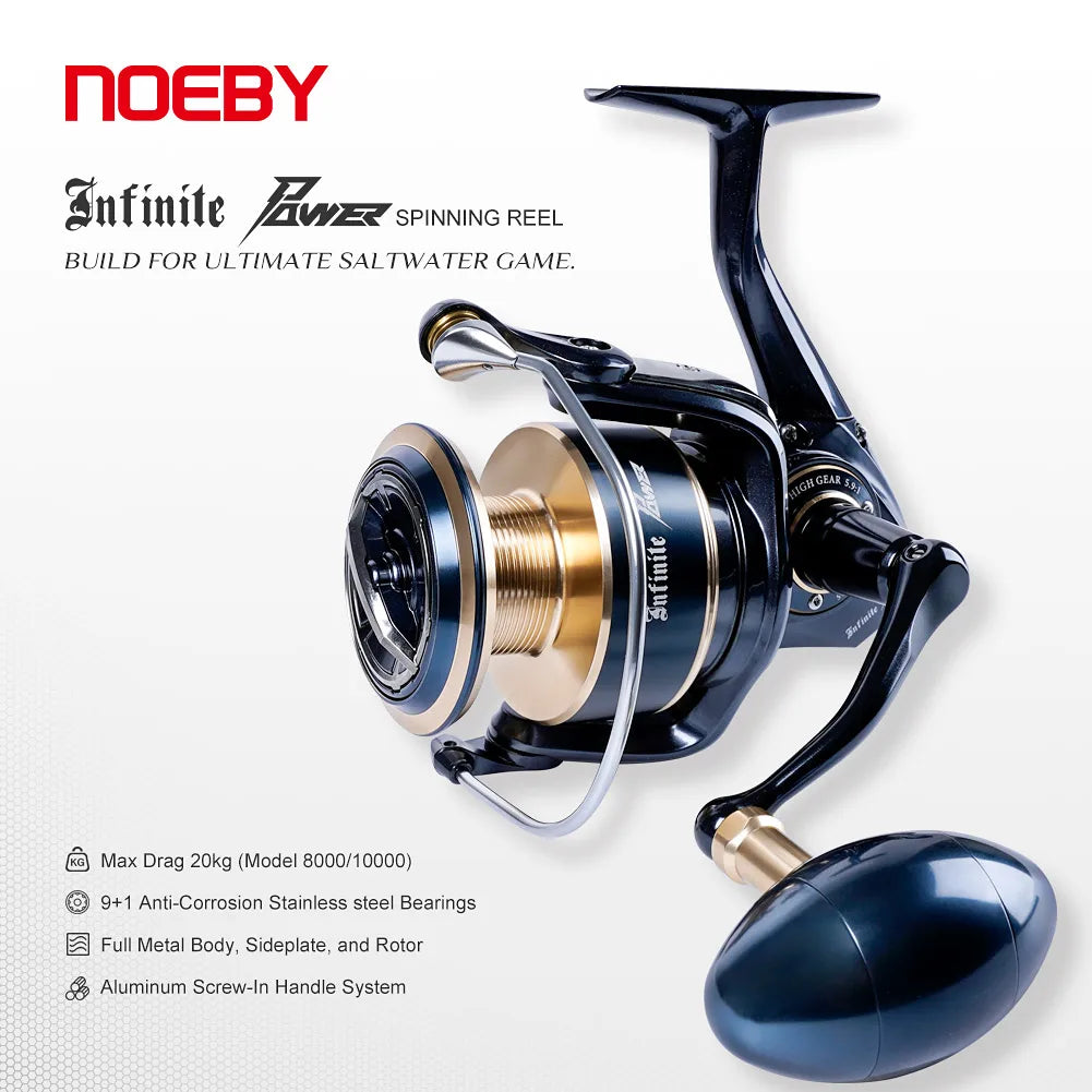 Infinite Power Spinning Fishing Reel