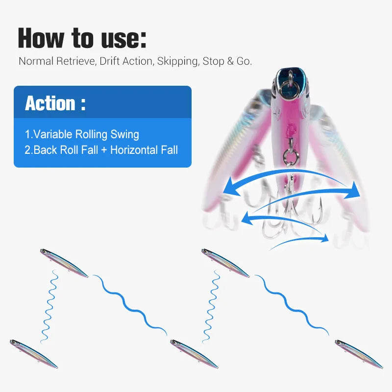 Stickbait Jig 130mm 35g for Shore Casting Saltwater Fishing