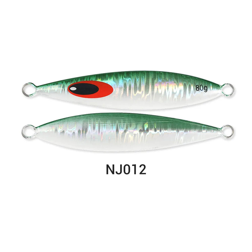 60g-220g Slender Slow Jigging Metal Jig for Deep Sea Fishing