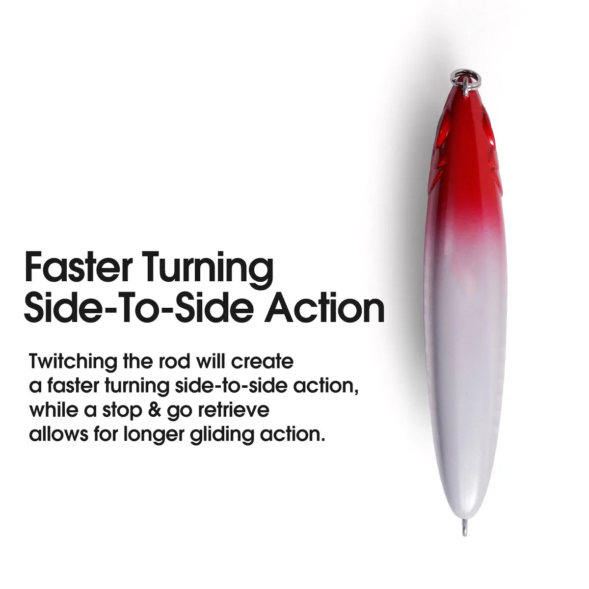 Slow Sinking Stickbait 9cm 24.5g-14cm 71g for Bass Fishing