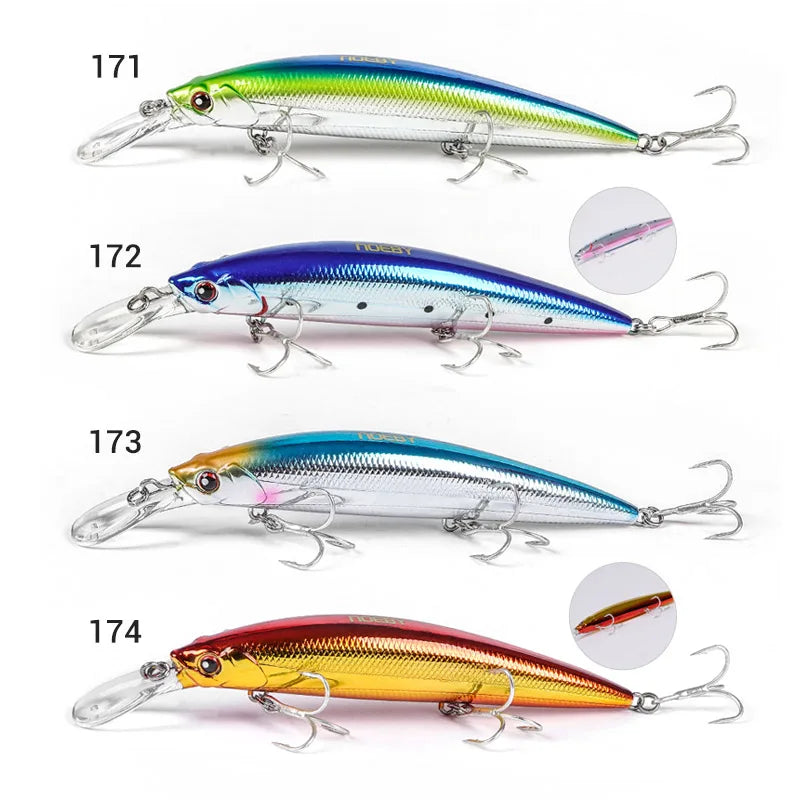 110mm 36g Heavy Minnow Lure for Seabass Fishing