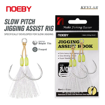 Slow Pitch Jigging Assist Rig Hooks