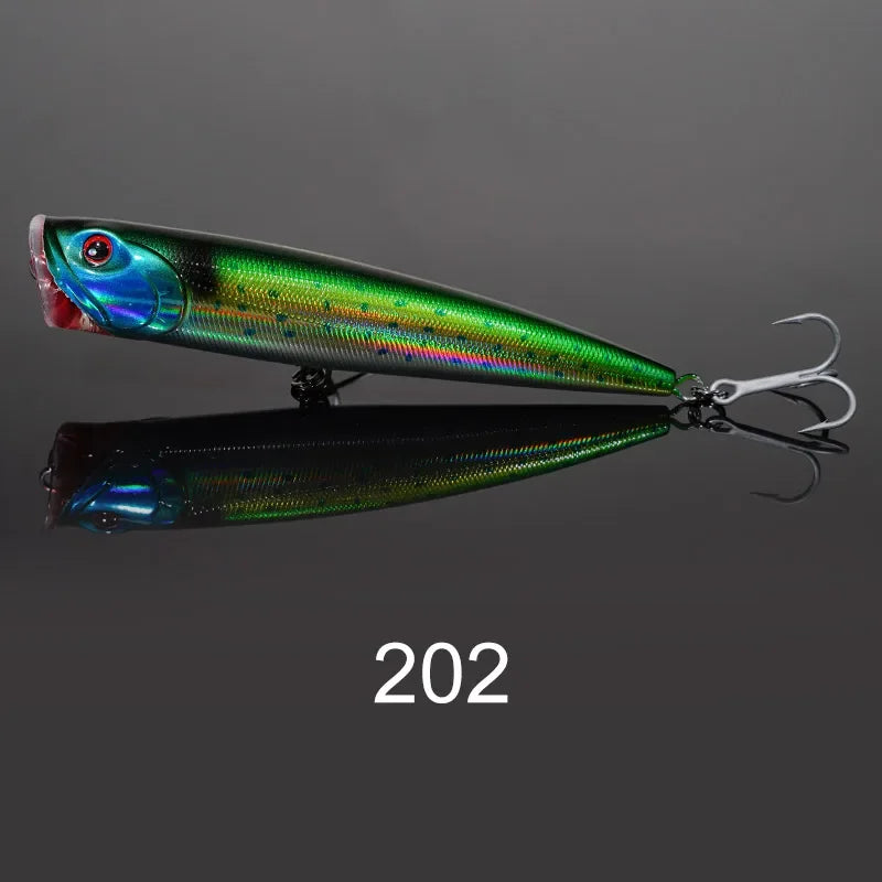 Topwater Popper Wobbler 140mm for Pike and Sea Bass Fishing