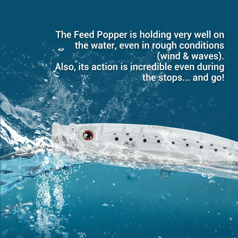 175mm 73g Topwater Popper for Tuna and Amberjack Fishing