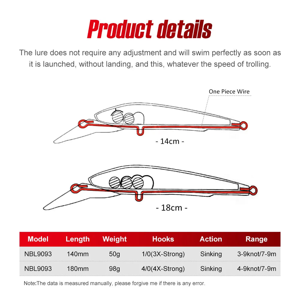 Trolling Minnow Fishing Lure
