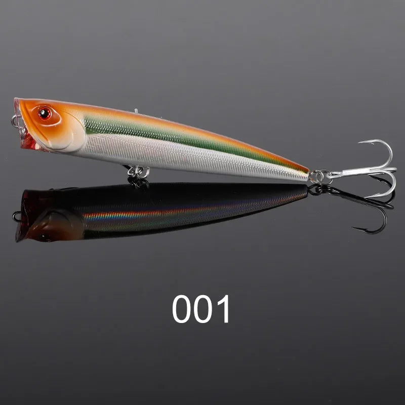 Topwater Popper Wobbler 140mm for Pike and Sea Bass Fishing