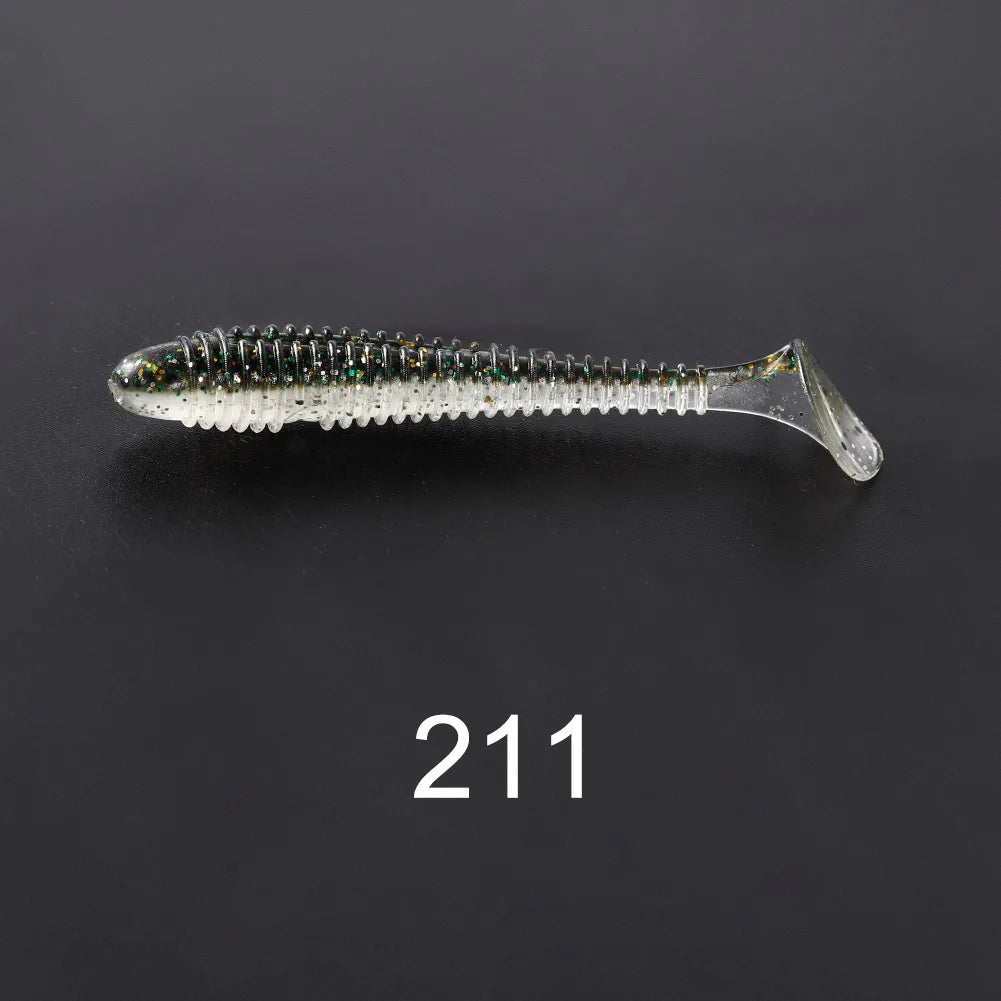 Soft Silicone Shad Lure 7cm-12cm Paddle Tail for Pike and Perch