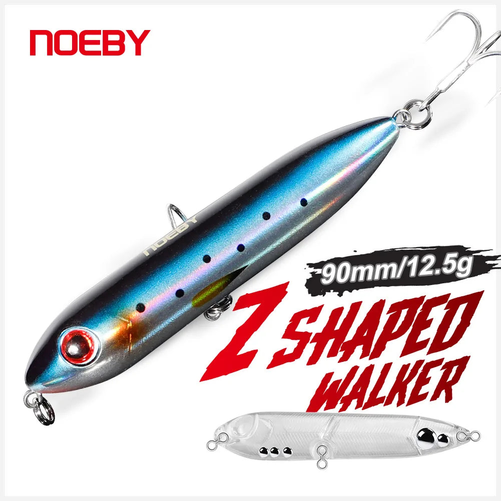 9cm 12.5g Floating Pencil Wobbler for Pike and Bass