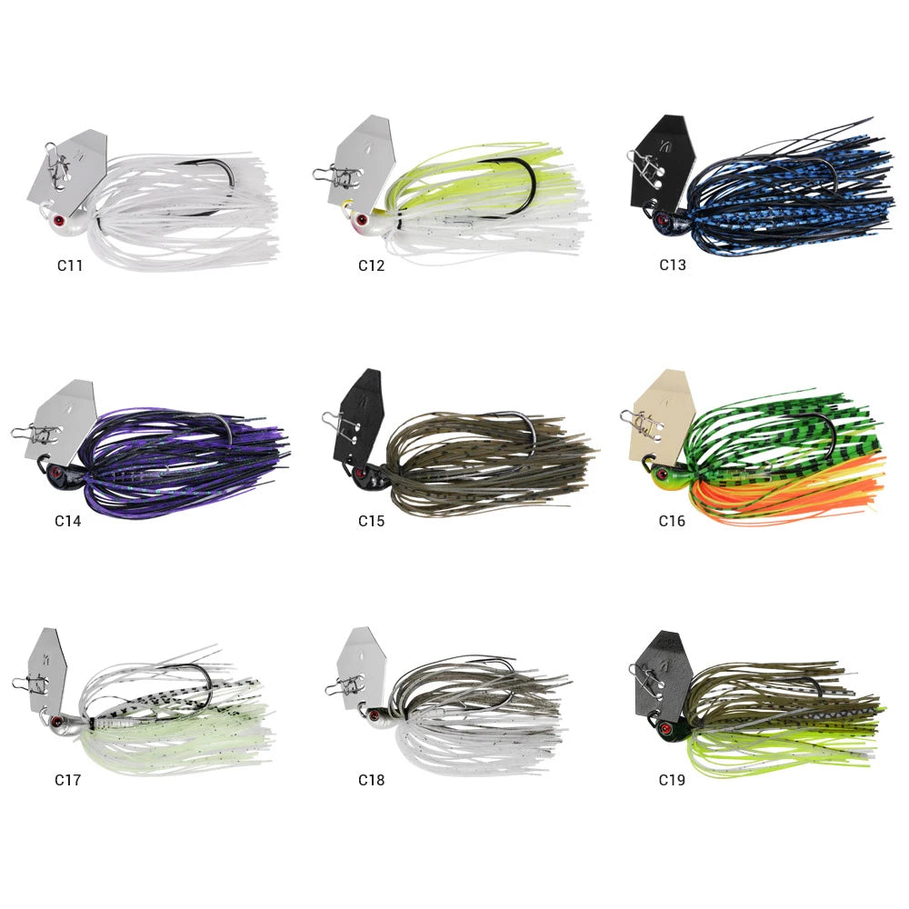 Chatterbait 10.5g-35g Bladed Jig for Bass and Pike