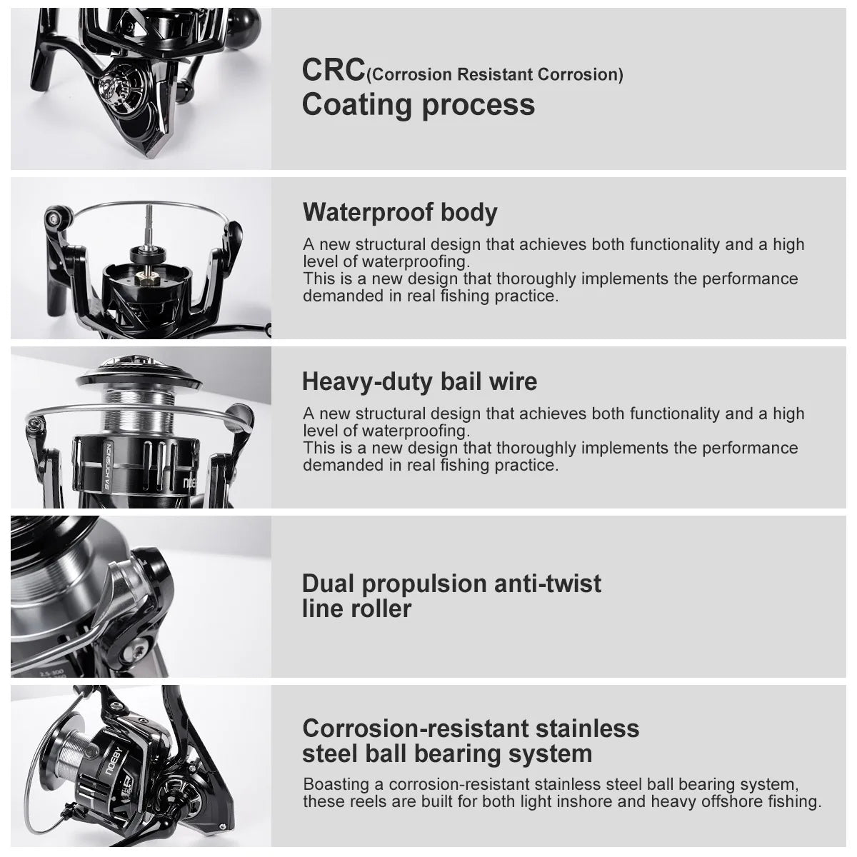 Spinning Carbon Fishing Reel