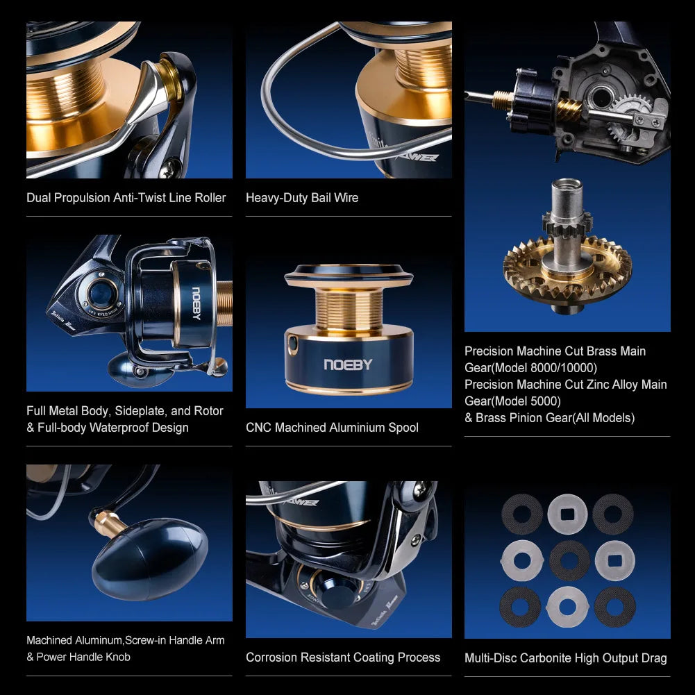 Infinite Power Spinning Fishing Reel