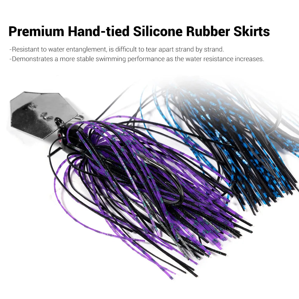 Chatterbait 10.5g-35g Bladed Jig for Bass and Pike