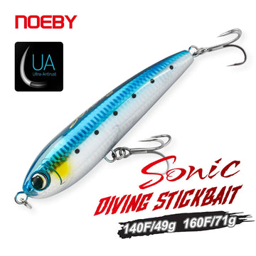 Sonic Diving Stickbait 140mm 49g-160mm 71g for Tuna and Kingfish