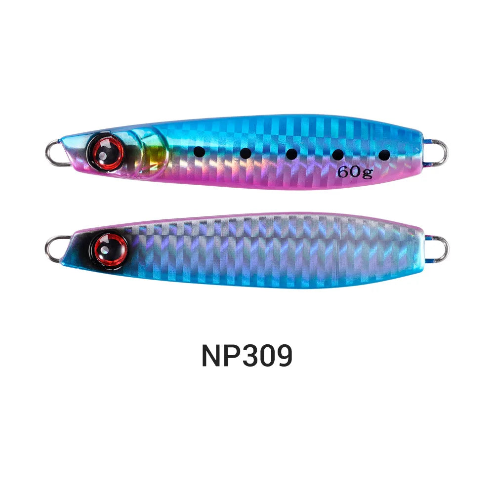 60g Metal Jig Lure for Slow Jigging and Sea Fishing