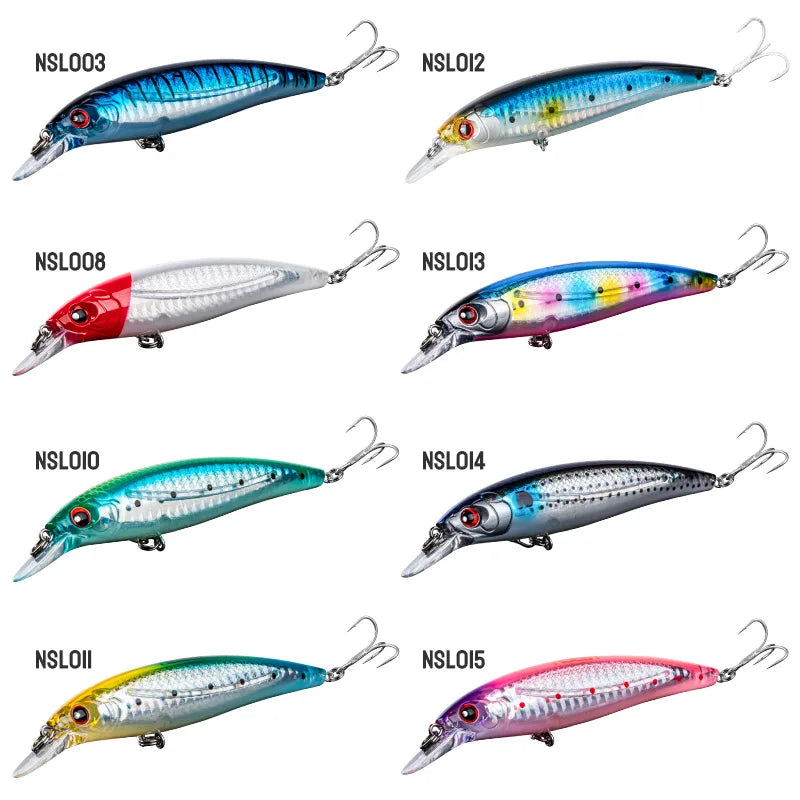 100mm 13.6g Floating Minnow Lure for Bass Fishing