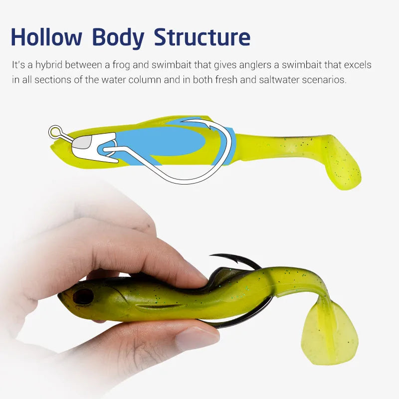 14cm 30g Predators Hollow Body Swimbait for Pike and Bass