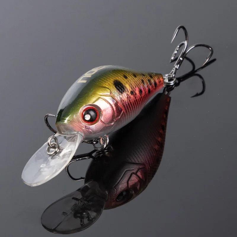 4.5cm 8g Floating Mini Crankbait Minnow Wobbler for Trout and Pike Fishing