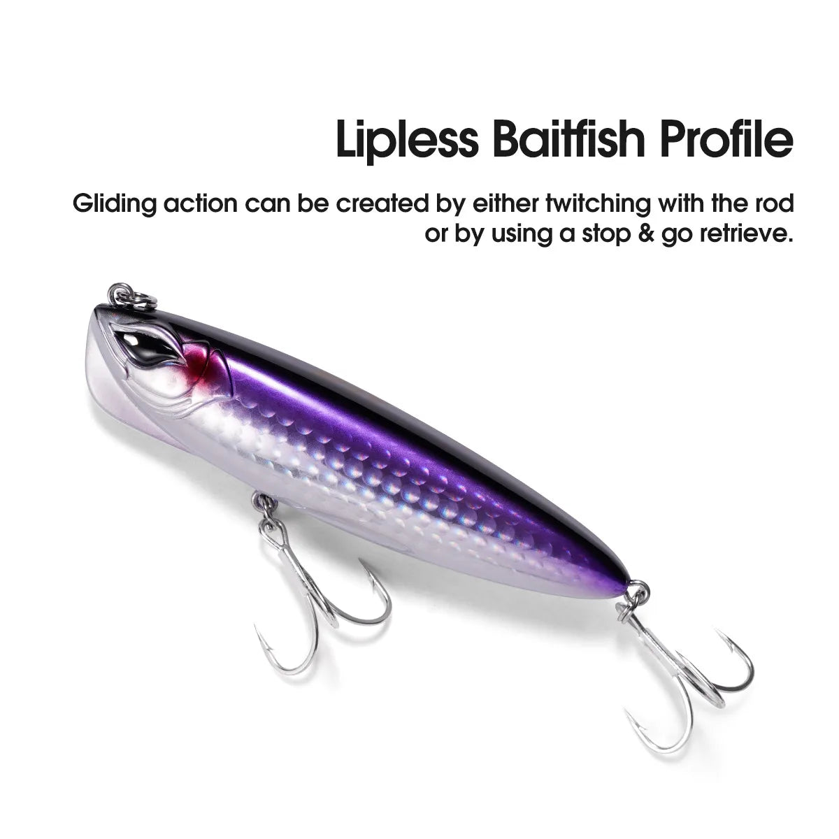 Slow Sinking Stickbait 9cm 24.5g-14cm 71g for Bass Fishing