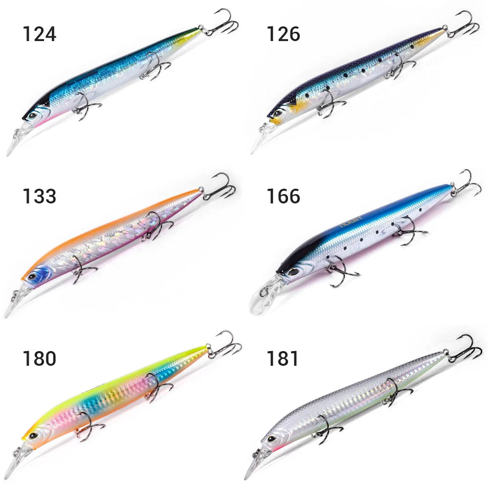 137mm 41g Sinking Minnow Lure for Seabass and Saltwater Fishing