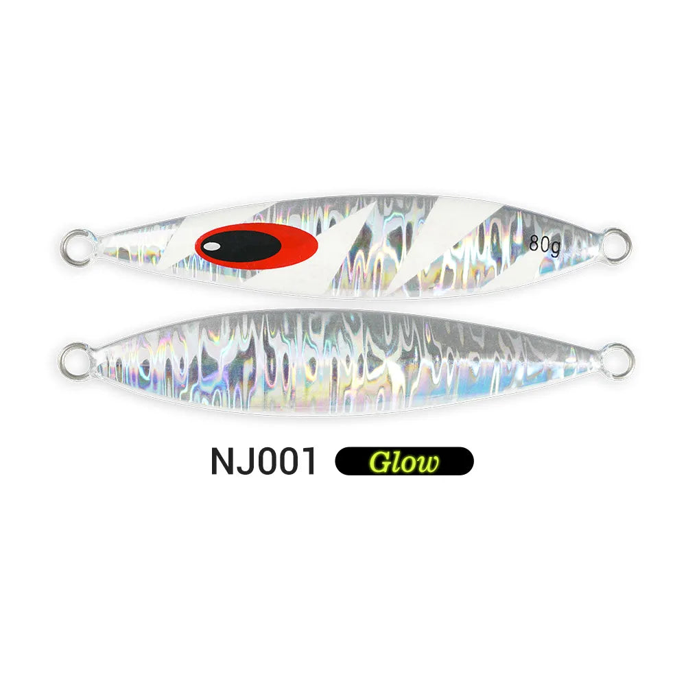 60g-220g Slender Slow Jigging Metal Jig for Deep Sea Fishing