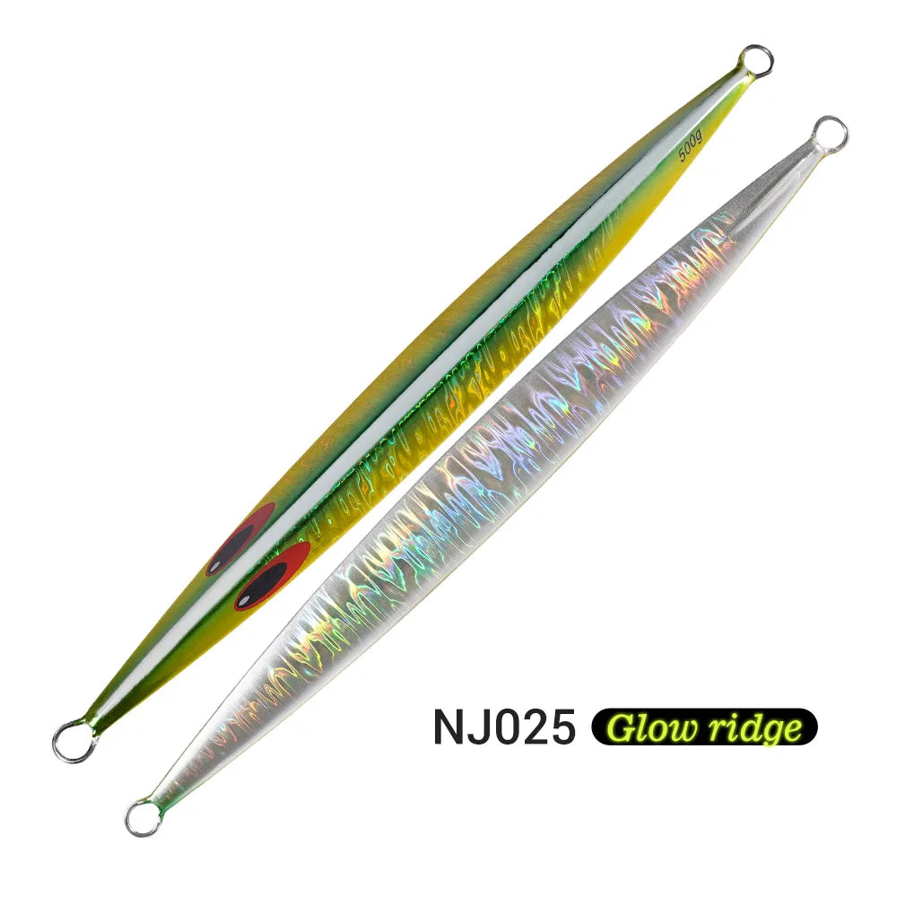 250g-500g Metal Jig Lure for Deep Sea Fishing