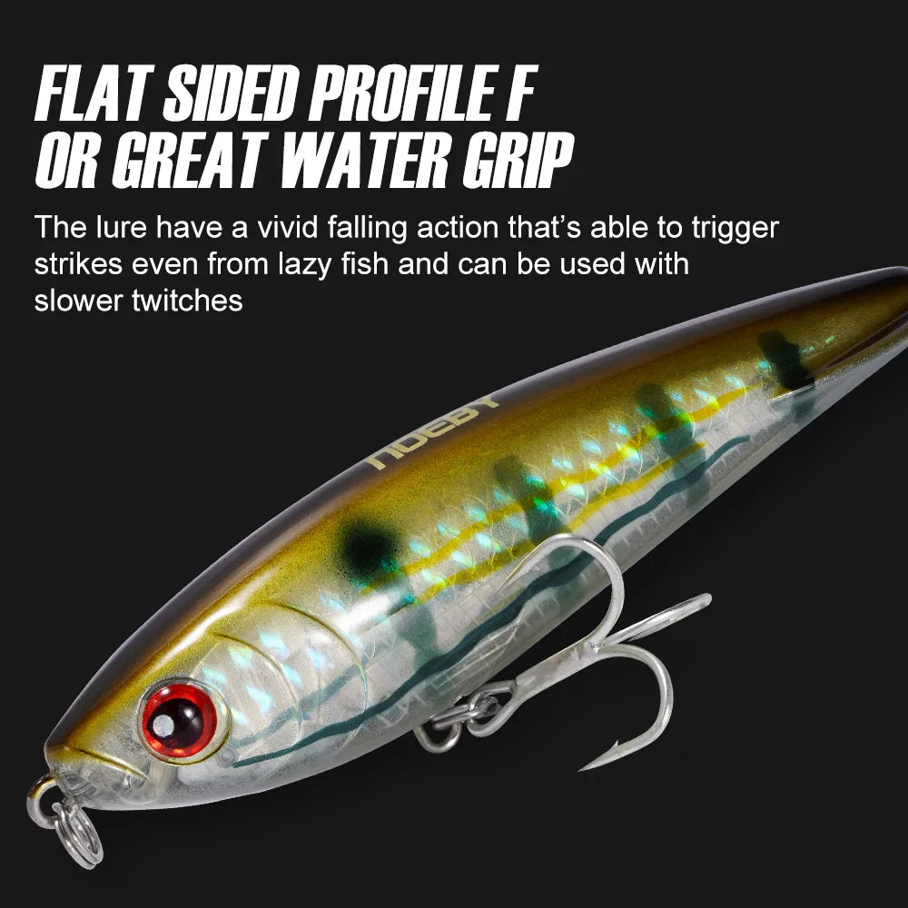 Sinking Pencil Stickbait 95mm 25g for Seabass and Pike