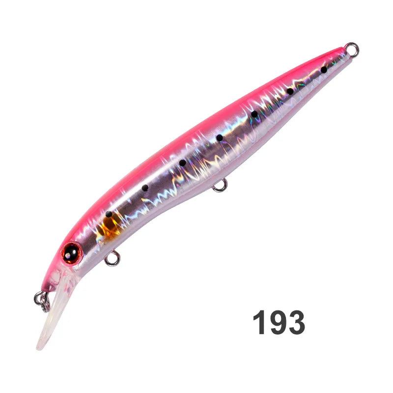 125mm 19g Floating Minnow Lure for Shallow Trolling
