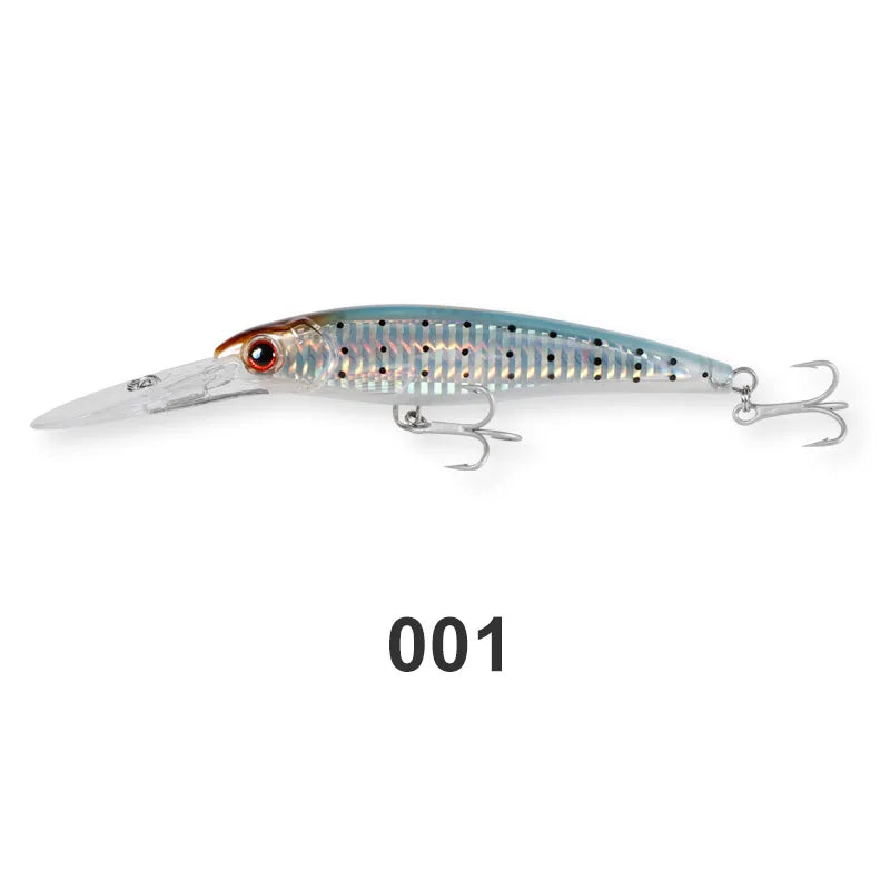 160mm 73g Trolling Minnow Lure for Deep Diver Sea Fishing