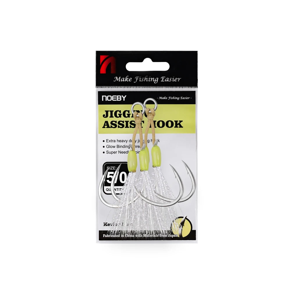 Slow Pitch Jigging Assist Rig Hooks