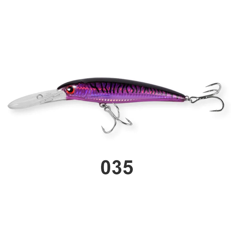 160mm 73g Trolling Minnow Lure for Deep Diver Sea Fishing