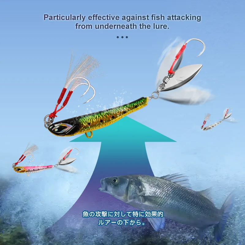 21g-60g Blade Jig Lure for Shore Casting and Sea Fishing