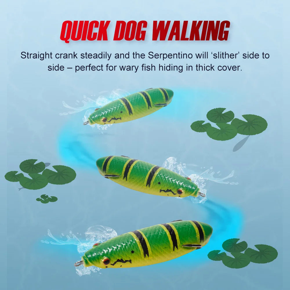 9cm 14g Hollow Body Frog Lure for Bass Fishing