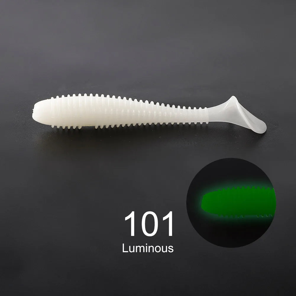 Soft Silicone Shad Lure 7cm-12cm Paddle Tail for Pike and Perch