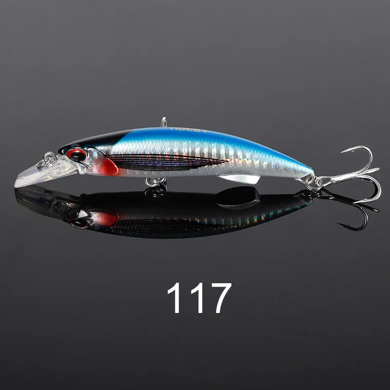 90mm 46g-110mm 60g Heavy Minnow Lure for Saltwater Fishing