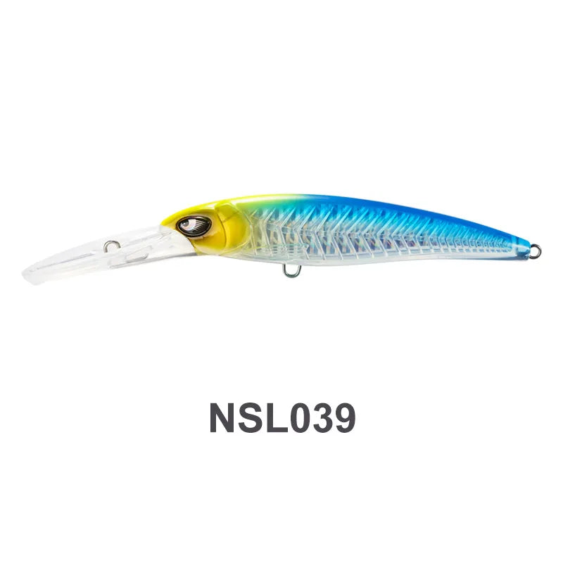 140mm 47g and 180mm 94g Trolling Minnow Lures for Offshore Big Game Fishing