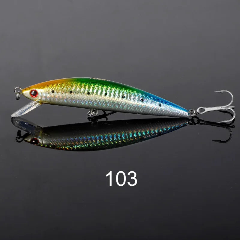 120mm 42g Sinking Minnow Lure for Shore Casting and Boat Fishing