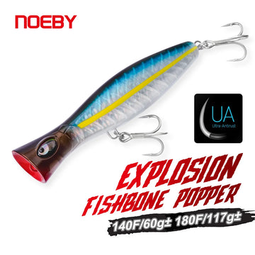 Popper Lure 140mm 60g-180mm 117g for Saltwater Fishing