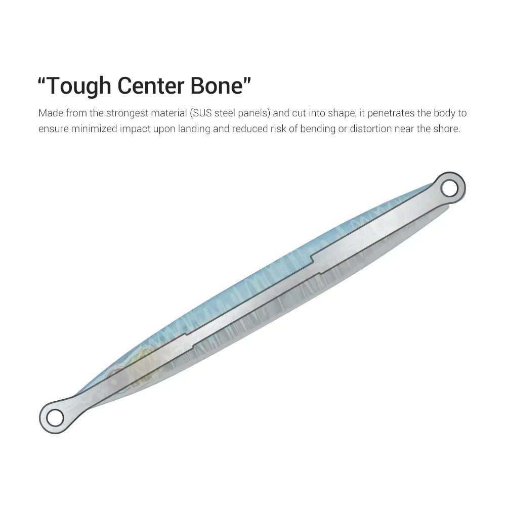 60g Metal Jig for Slow Jigging and Shore Casting