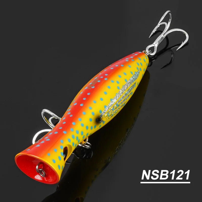 Saltwater Topwater Floating Wobbler Artificial Hard Bait for GT Fishing Lure