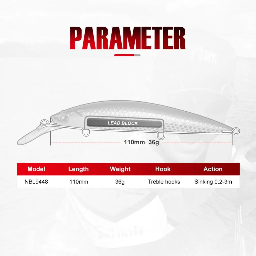Sinking Minnow Fishing Lures