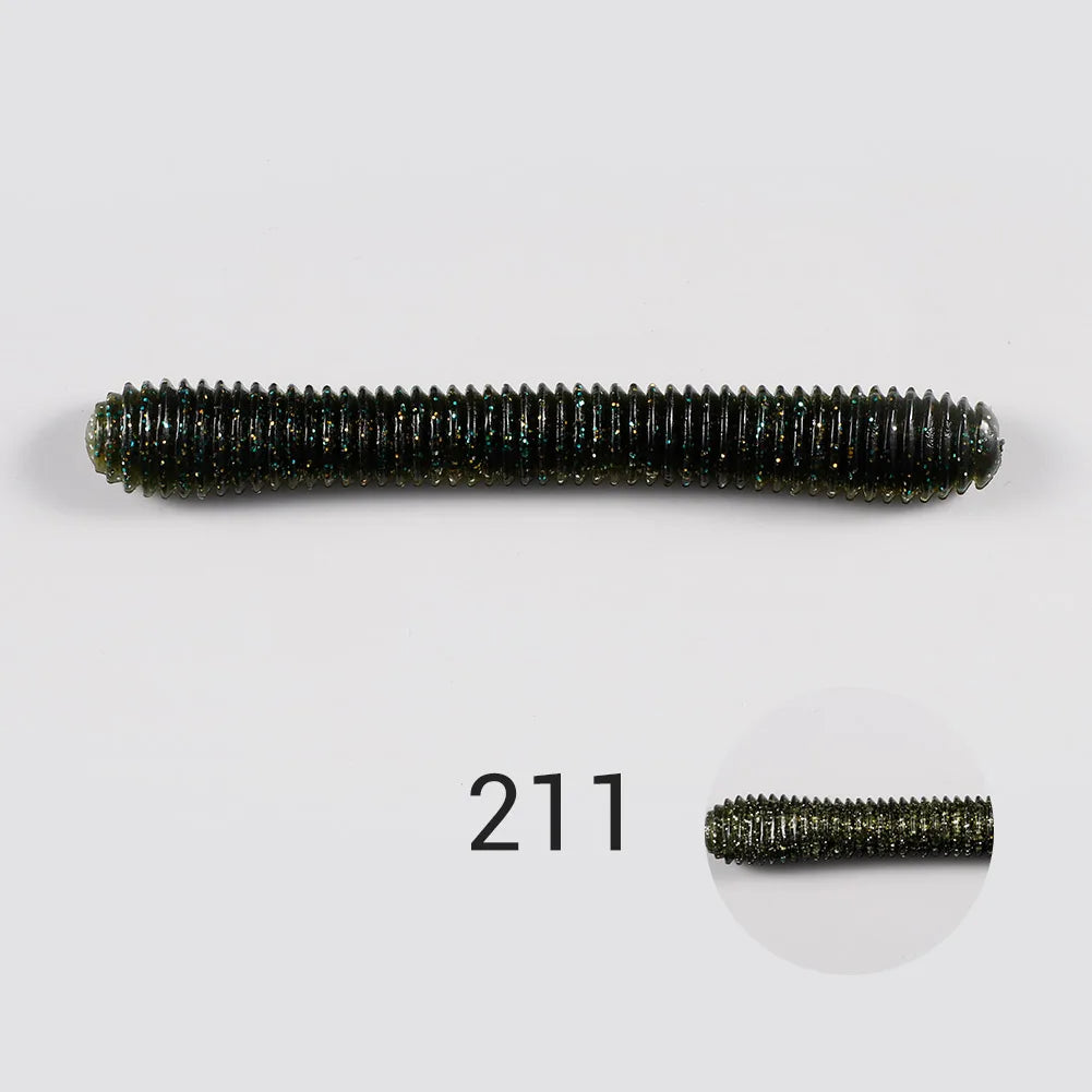 Silicone Stick Worm Soft Lure 11cm 8g for Bass and Pike Fishing