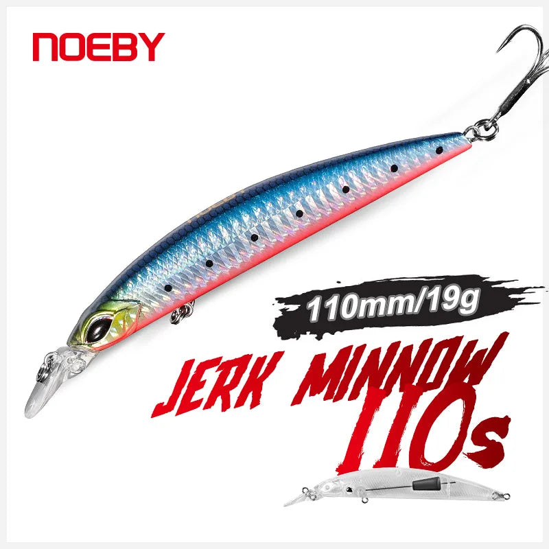 Sinking Minnow Lure 110mm 19g for Long Casting Saltwater Fishing