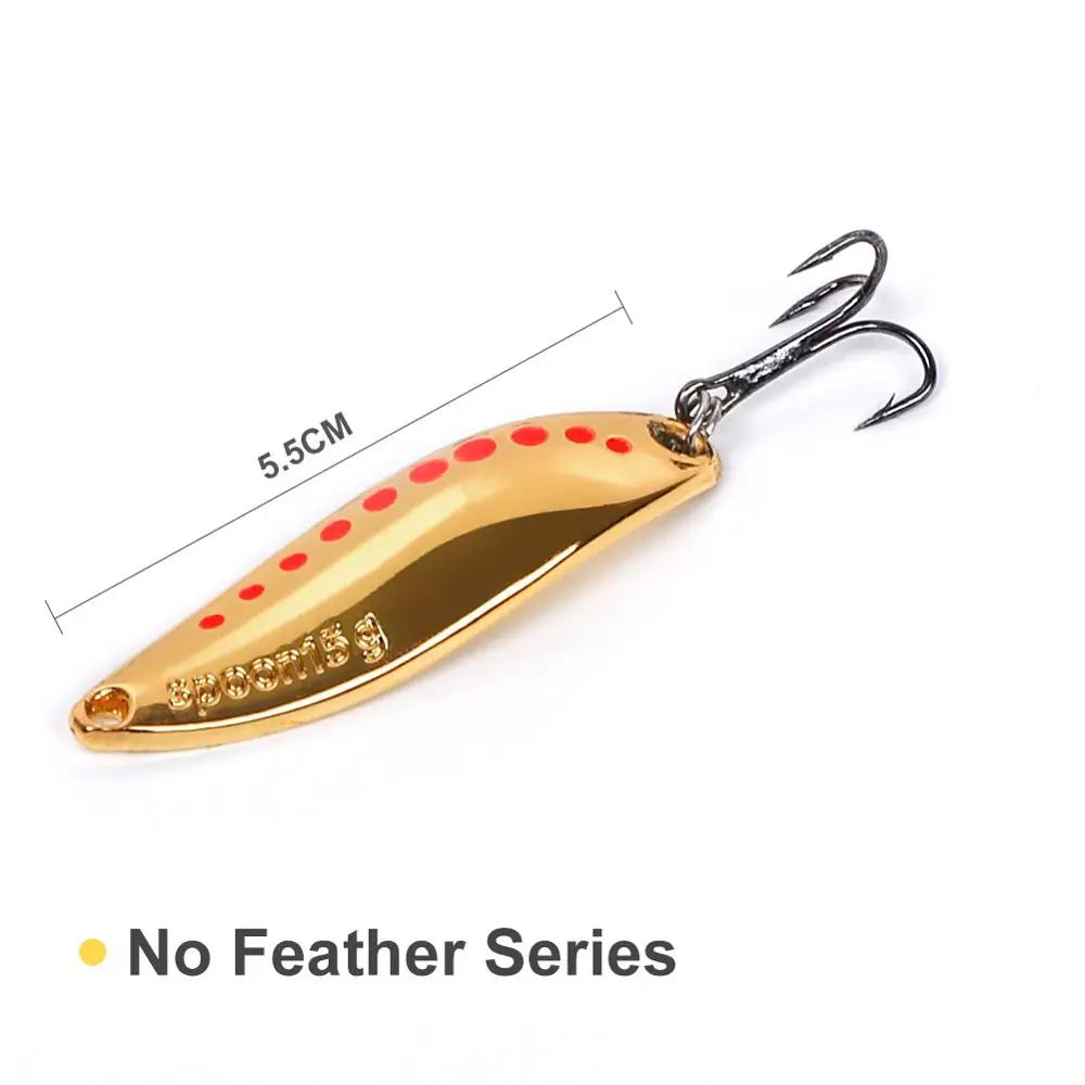 10g-20g Metal Spinner Spoon Lure for Pike Fishing
