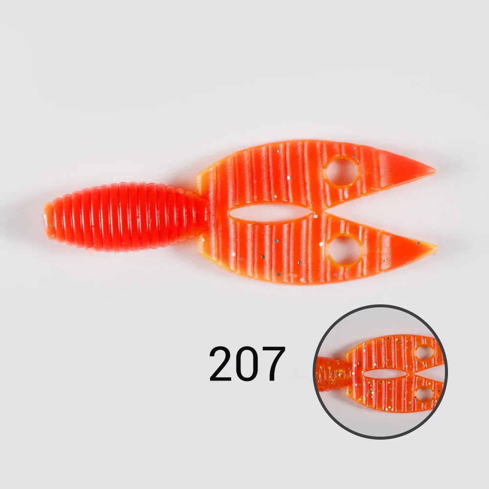 90mm Chunk Jig Trailer Silicone Lure for Bass Fishing